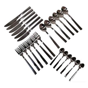 24pc stainless steel cutlery set