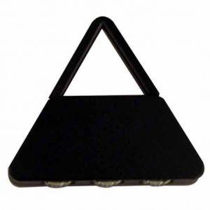 Black 'triangular' combination lock