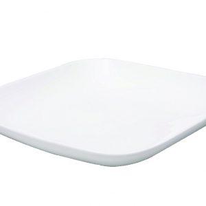 White Fine Porcelain Square Side Plate