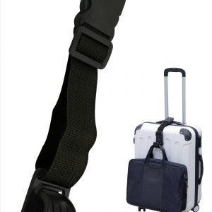 Black luggage hook (carry an extra bag with ease)