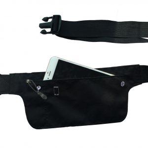 Black waist wallet/running belt and pouch