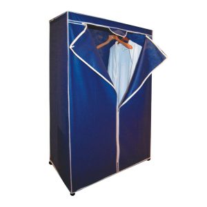 Royal blue collapsible storage wardrobe