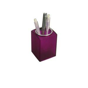 Plastic Pen/Pencil Holder Purple