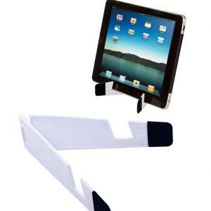 Black and white tablet stand