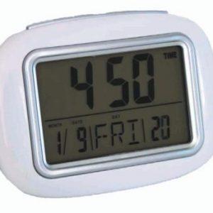 digital clock with calendar and thermometer