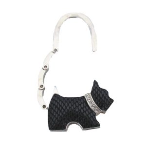 Black handbag holder 'dog' shape