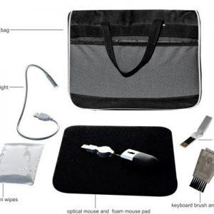 Computer gift set with computer accessories