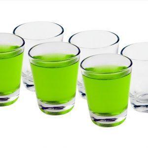 Clear shooter glasses (set of 6)