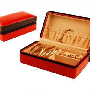 Red and black jewellery box