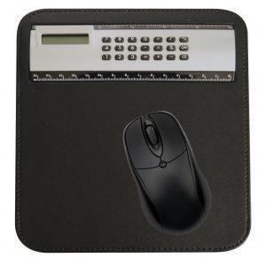 mouse pad with ruler and calculator