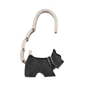 bling handbag holder 'dog' shape