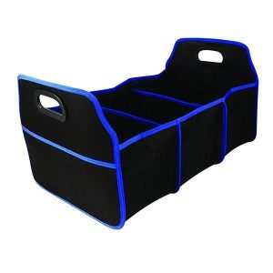 Collapsible car boot organizer 3 compartment