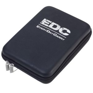 Organizer case EDC with zipper black/silver