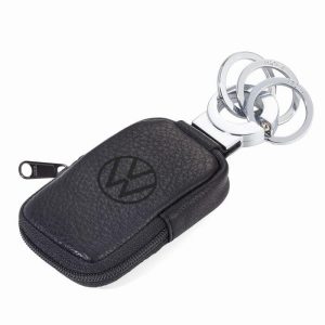 POCKET CLICK VW - Keyring with pocket for coins VW logo