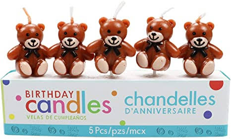 Bear Birthday Candles