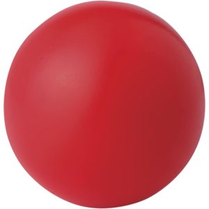 Red PU round stress ball