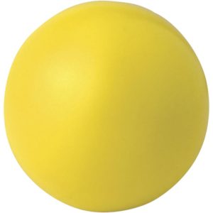 Yellow PU round stress ball